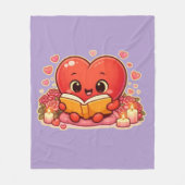 Love Stories Begin Within the Heart Fleecedecke (Vorderseite)