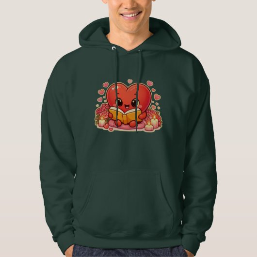 Love Stories Begin Within the Heart Hoodie (Vorderseite)