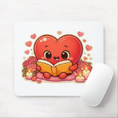 Love Stories Begin Within the Heart Mousepad (Mit Mouse)