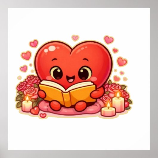 Love Stories Begin Within the Heart Poster (Vorne)