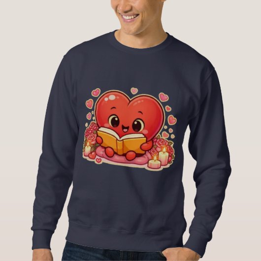 Love Stories Begin Within the Heart Sweatshirt (Vorderseite)