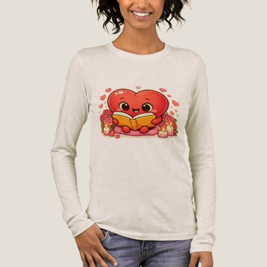 Love Stories Begin Within the Heart Tri-Blend Shirt (Vorderseite)