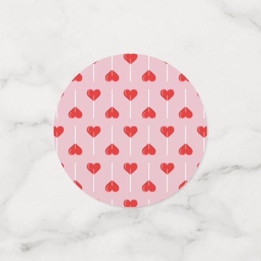 Love Suckers Red Konfetti (Klein Vorderseite)