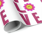 Love Sunflower Geschenkpapier (Rolleneckpunkt)