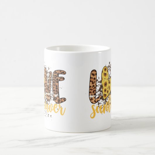 Love Sunflower Kaffeetasse (Mittel)