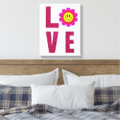 Love Sunflower Leinwanddruck (Insitu (Schlafzimmer))