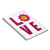 Love Sunflower Notizblock (Rechte Seite)