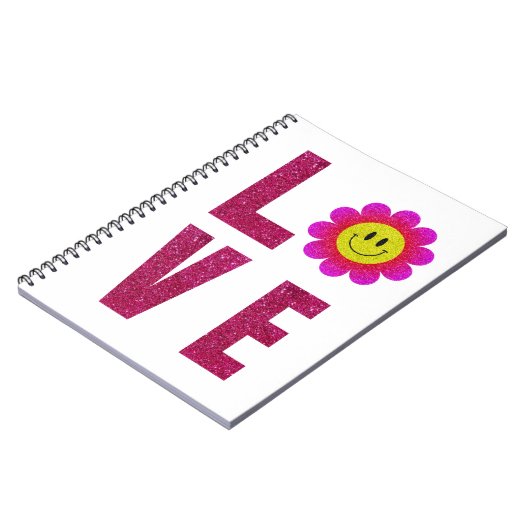 Love Sunflower Notizblock (Linke Seite)