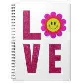 Love Sunflower Notizblock (Vorderseite)