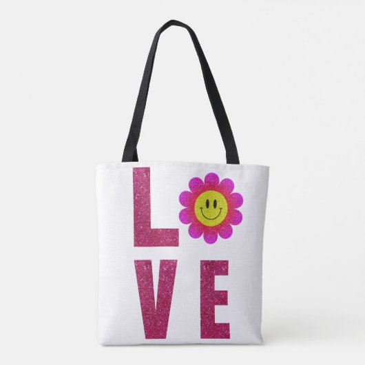 Love Sunflower Tasche (Rückseite)