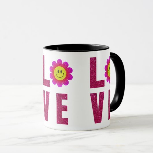 Love Sunflower Tasse (VorderseiteRechts)