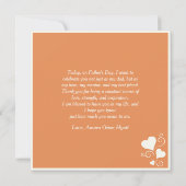 Love Sunset Embrace Ethnic Vater & Sohn (Rückseite)