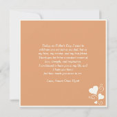 Love Sunset Embrace Ethnic Vater & Sohn (Rückseite)