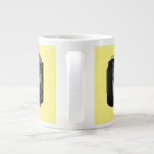 Love Survived the Static Jumbo-Tasse (Rückseite)