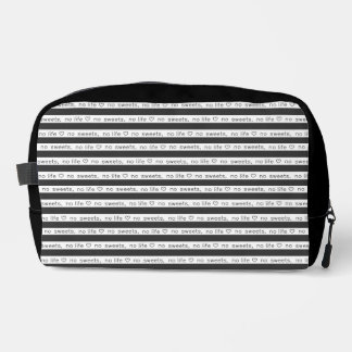 LOVE SWEETS ブラック ボーダー WASCHBEUTEL