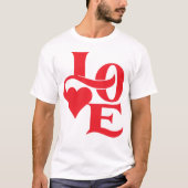 "Love" T-Shirt Blanc (Vorderseite)
