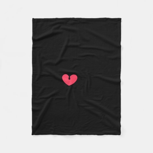 Love T Shirt Women Men Heart Arrow Graphic Valenti Fleecedecke (Vorderseite)