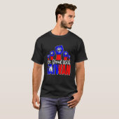 Love Taiwan Flag We Stand With Taiwan Raising Fist T-Shirt (Vorne ganz)