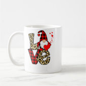 Love Teacher Squad Gnome Hearts Valentines Gnome T Kaffeetasse (Links)