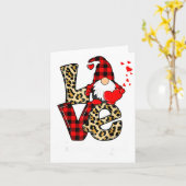 Love Teacher Squad Gnome Hearts Valentines Gnome T Karte (Gelbe Blume)
