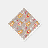 Love Teddy Bear Serviette (Ecke)