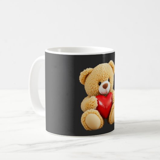Love Teddy Kaffeetasse (Vorderseite Links)