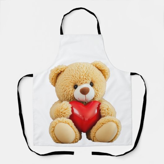 Love Teddy Schürze (Vorderseite)
