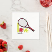 Love tennis serviette (Beispiel)