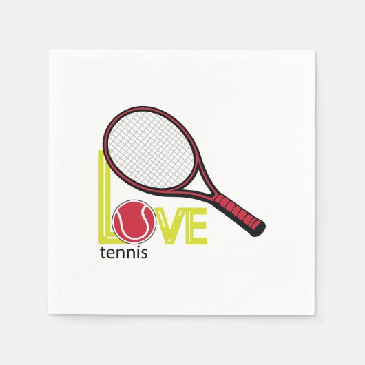 Love tennis serviette (Vorderseite)