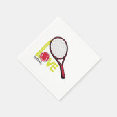 Love tennis serviette (Ecke)