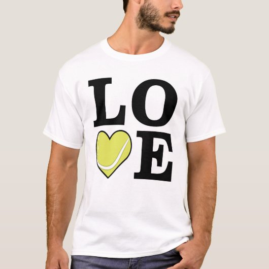 Love Tennis T-Shirt (Vorderseite)