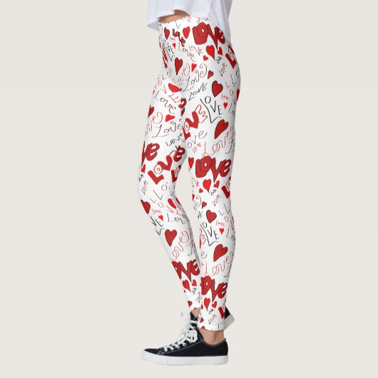 Love Text Art Leggings (Links)