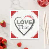 Love That Paper Napkin Serviette (Beispiel)