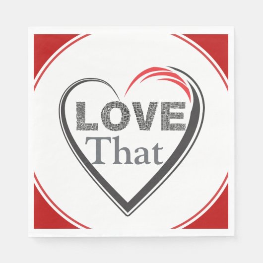 Love That Paper Napkin Serviette (Vorderseite)