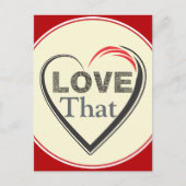 Love That Postcard Postkarte (Vorderseite)