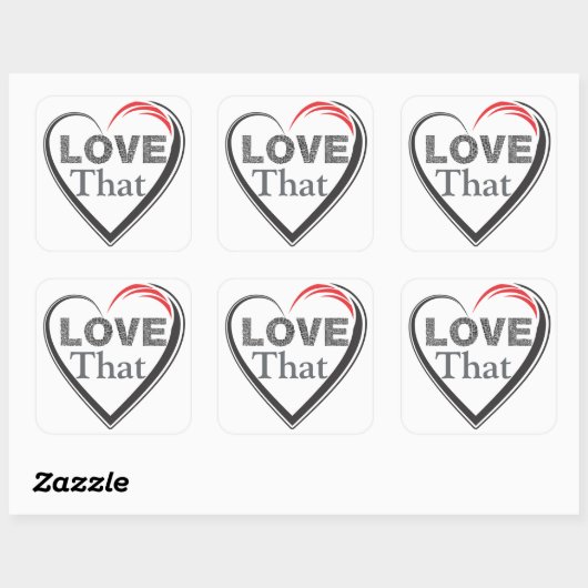 Love That Sticker (Blatt)