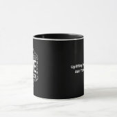 Love The Life You Live Inspirational Design  Tasse (Zentrum)