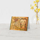 Love the Lord - Greeting Card Karte (Gelbe Blume)