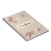 Love the sea Notizbuch Notizblock (Rechte Seite)