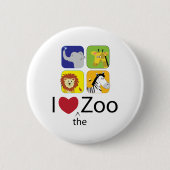 Love the Zoo Button (Vorderseite)