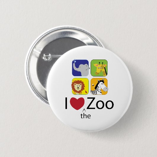 Love the Zoo Button (Vorne & Hinten)