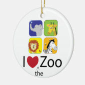 Love the Zoo Keramik Ornament (Links)