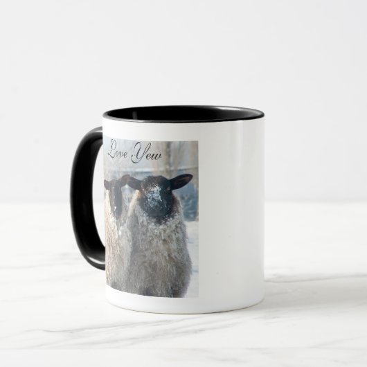 Love Theme Mug for Couples Tasse (Vorderseite Links)