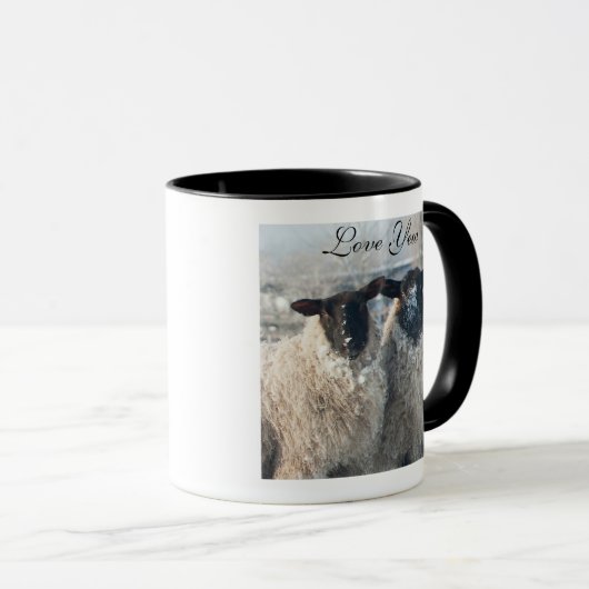 Love Theme Mug for Couples Tasse (VorderseiteRechts)