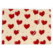 Love-Themed Gift Bag Große Geschenktüte (Rückseite)