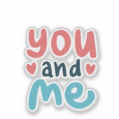 Love-Themed Sticker for iPad Cover (Vorderseite)