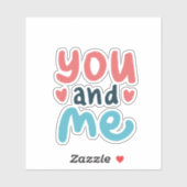 Love-Themed Sticker for iPad Cover (Blatt)