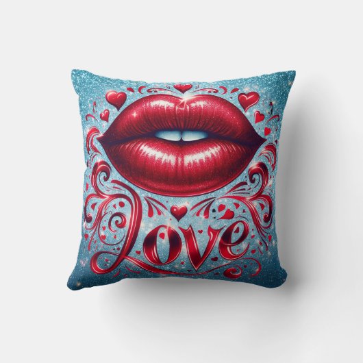 Love Throw Cushion Kissen (Rückseite)