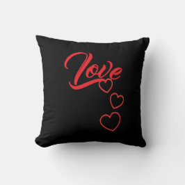 Love Throw Pillow Kissen