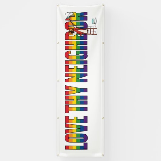 Love Thy Neighbor Banner (Vertikal)
